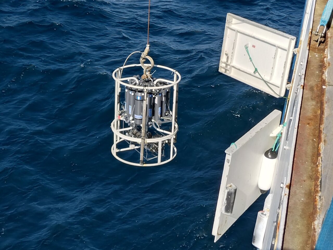 CTD Sonde im Einsatz