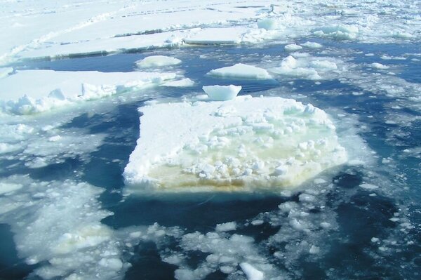 Eisschollen im Weddellmeer (Antarktis)
