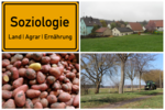Die Collage bildet symbolhaft die drei Themenfelder der Sektion Land-, Agrar- und Ernährungssoziologie ab.