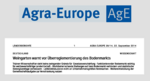 Logo Agra-Europe und Textausschnitt des Interviews
