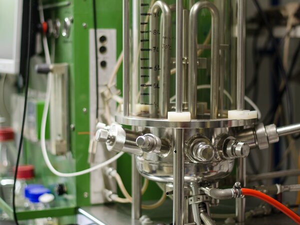 Klicken für eine Vergrösserung Technikumsfermenter 10 L (BBraun/Stedim)