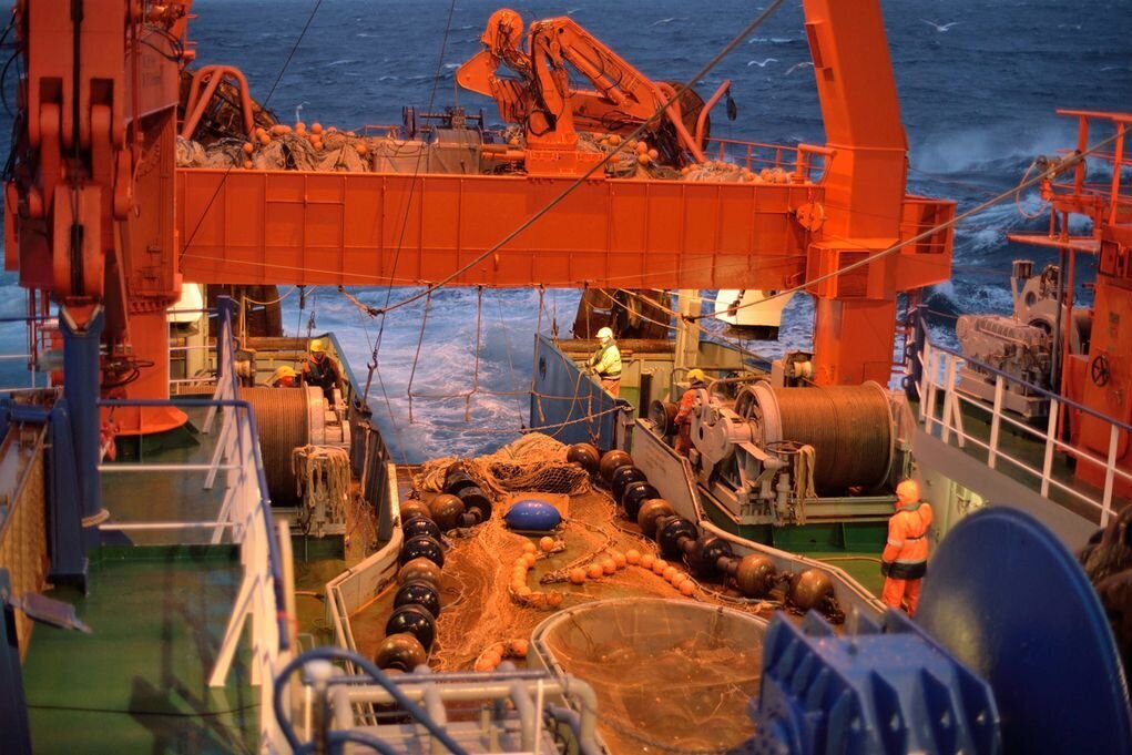 Blick über das Deck.