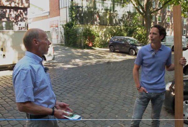 Ulrich Bick und MARKT-Moderator Jo Hiller