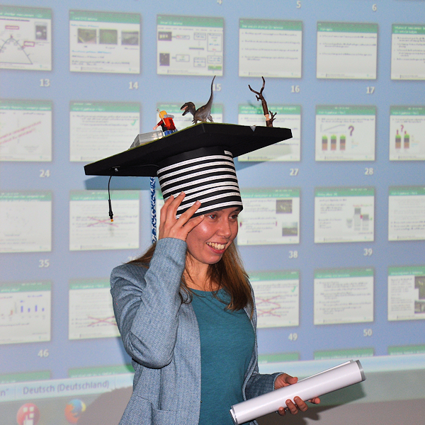 Katharina Leiber-Sauheitl with doctoral cap