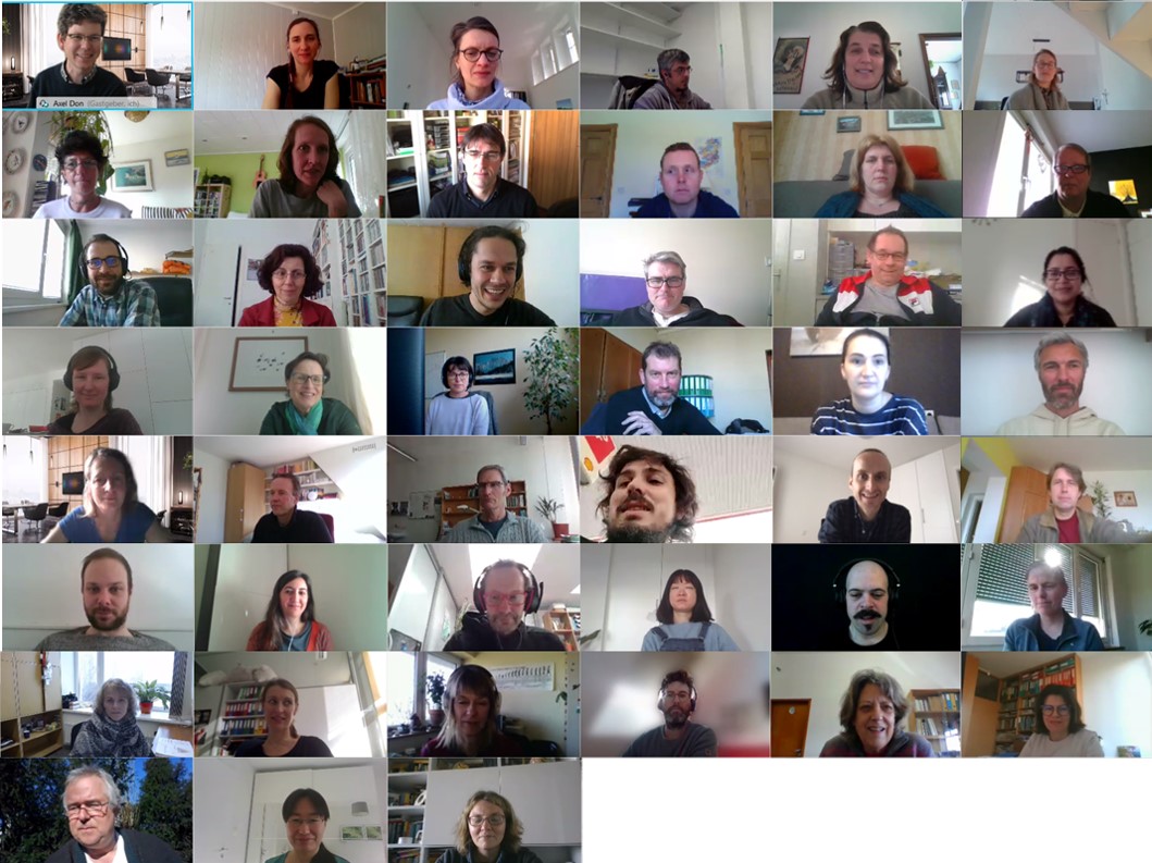 Screenshot vom Kick-off Meeting des CarboSeq-Projekts Screenshot vom Kick-off Meeting des CarboSeq-Projekts