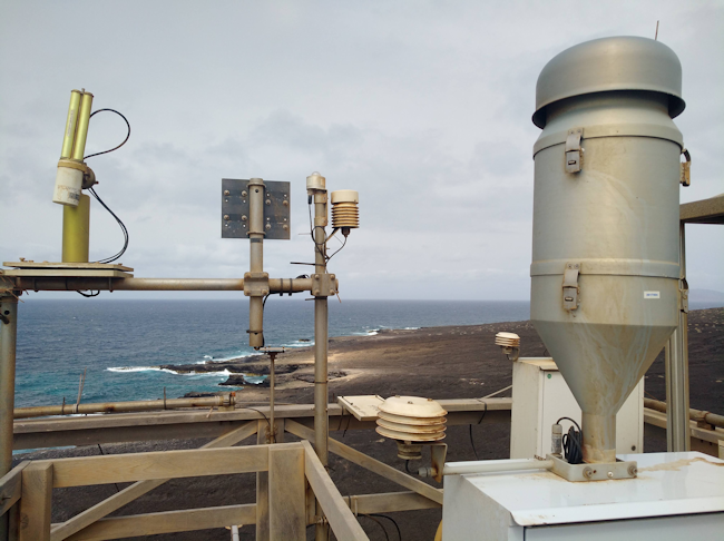 Atmospheric observation site at Cape Verde