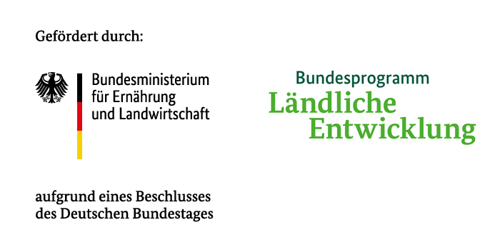 Kombilogo vom Bundesministerium für Ernährung und Landwirtschaft und Bundesprogramm Ländliche Entwicklung