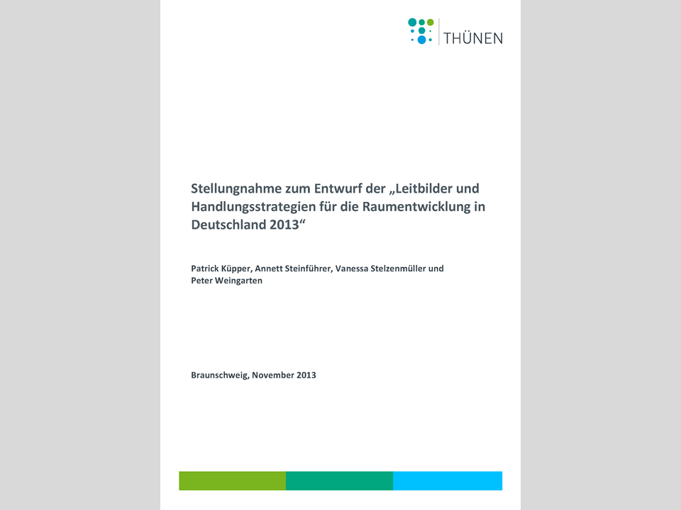 Titelblatt der Stellungnahme 