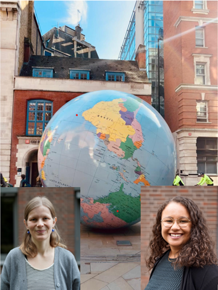 Anna Kremer und Dimitria Freitas in London