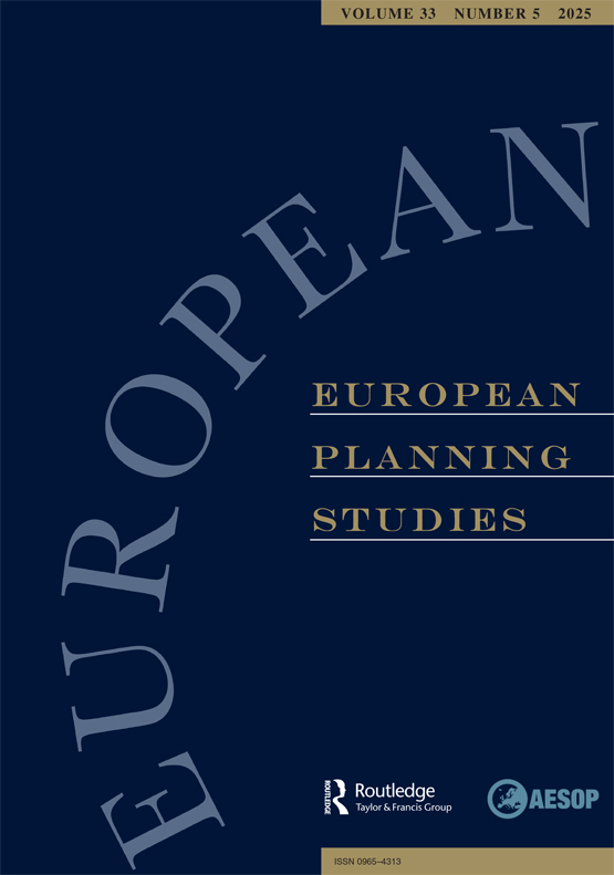 Cover of the Journal European Planning Studies