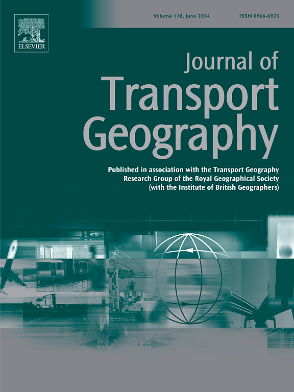 Cover Journal of Transport Geography Cover Journal of Transport Geography