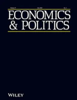 Titelseite des Journals Economics & Politics