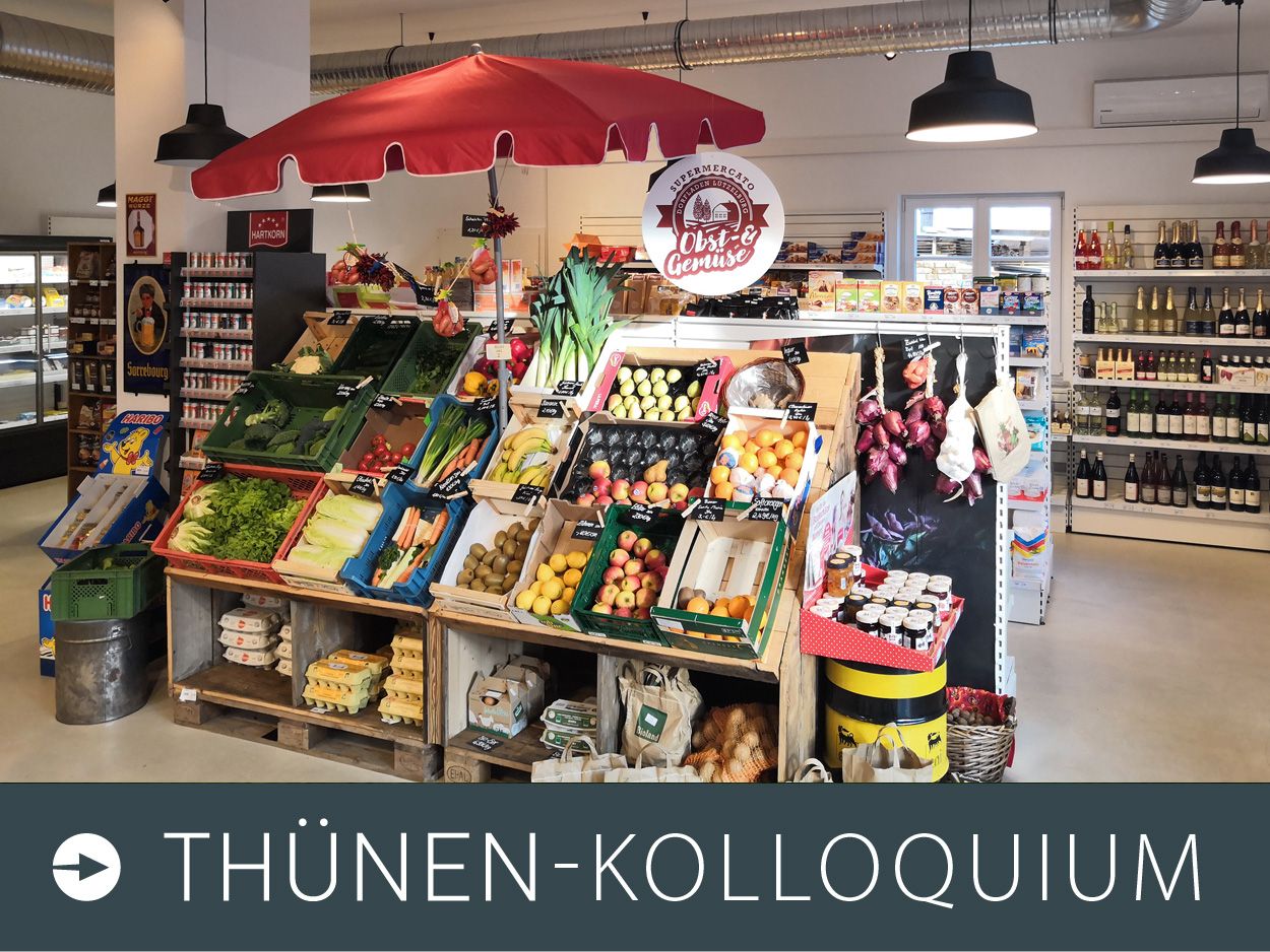 Thünen-Kolloquium-Vorlage Foto zum Thünen-Kolloquium: Innenansicht eines Dorfladens